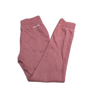 Columbia  Burgundy Joggers Fleece Lined with Pockets Women's Medium